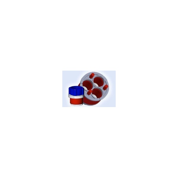 Professional Plastics 3-WAY, 5.000 Wedge Seal, 1.200 OD, Item# 7350-120 - Duct Plug Each FABWEDGESEAL7350-120-PC - main
